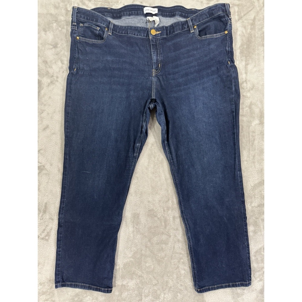 Lane Bryant Jeans Womens Plus 28 Blue Flex Magic Waistband Stretch Lyocell